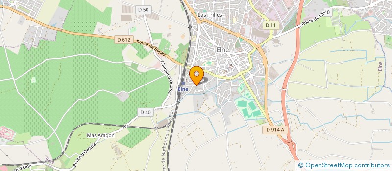 localisation de l'entreprise YANAS  ELNE