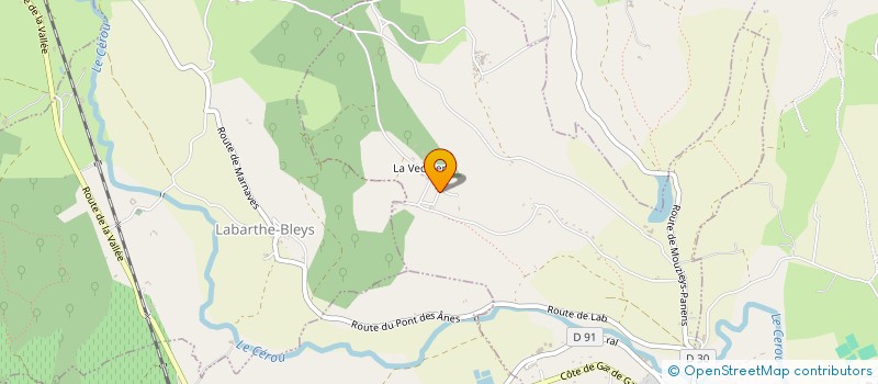 localisation de l'entreprise YANAXE  LES CABANNES