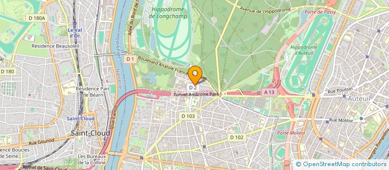 localisation de l'entreprise YANCADIE à BOULOGNE-BILLANCOURT