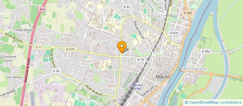 localisation de l'entreprise YANE à MACON