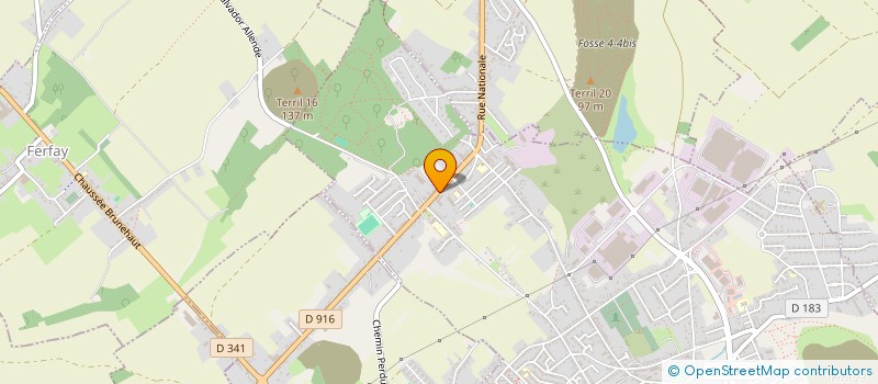 localisation de l'entreprise YANE D'ARTOIS  AUCHEL