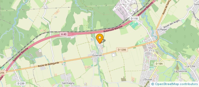 localisation de l'entreprise YANEL  VIRY