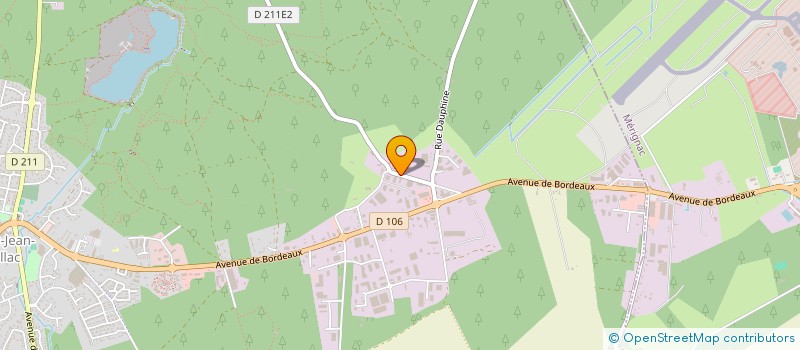 localisation de l'entreprise YANELEC 33 à SAINT-JEAN-D'ILLAC