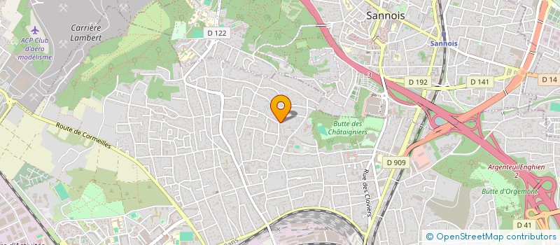 localisation de l'entreprise YANESSE  ARGENTEUIL