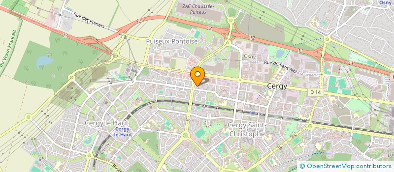 localisation de l'entreprise YANET CONSULTING  CERGY