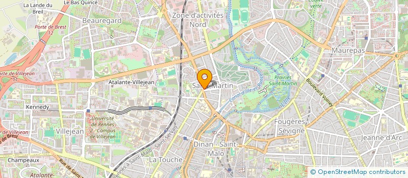 localisation de l'entreprise YANEZ  RENNES
