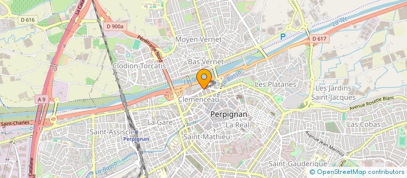 localisation de l'entreprise YANFREY à PERPIGNAN