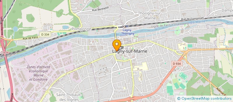 localisation de l'entreprise YANG à LAGNY-SUR-MARNE