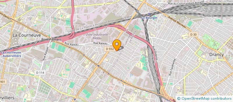 localisation de l'entreprise YANG à LA COURNEUVE