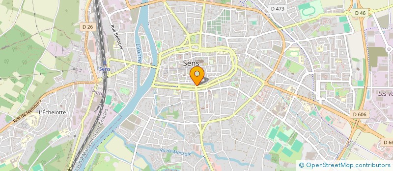 localisation de l'entreprise YANG ET ZHANG à SENS