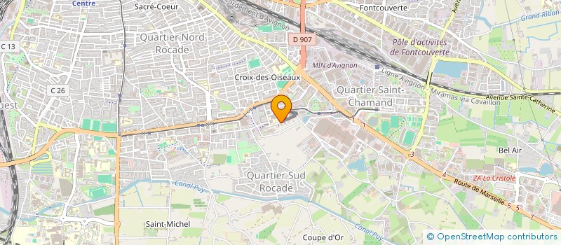 localisation de l'entreprise YANG JOINTEUR  AVIGNON