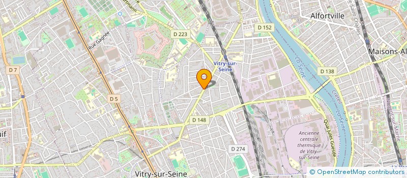 localisation de l'entreprise YANG MIN  VITRY-SUR-SEINE