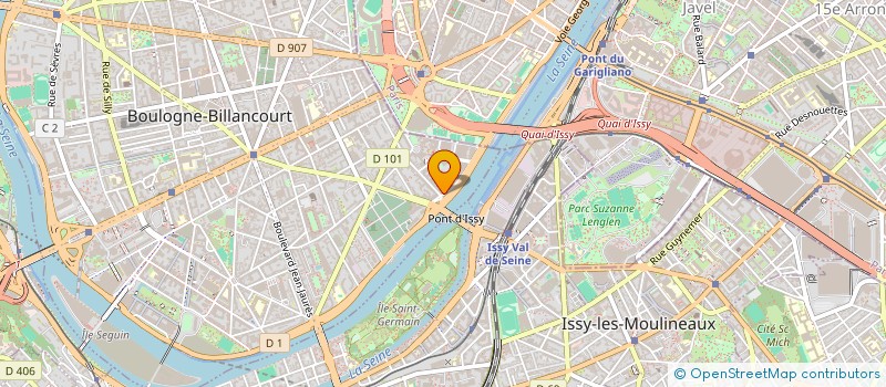 localisation de l'entreprise YANG MING LINES à BOULOGNE-BILLANCOURT