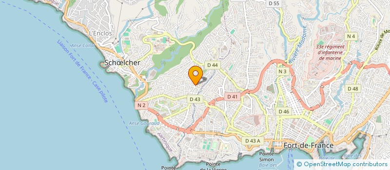 localisation de l'entreprise YANG-TING HO à SCHOELCHER