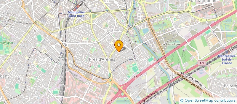 localisation de l'entreprise YANG TSE TAI CHI MONTPELLIER à MONTPELLIER