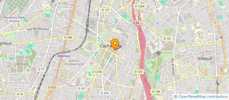 localisation de l'entreprise YANG YANG à CACHAN