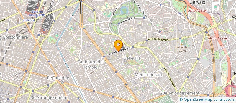 localisation de l'entreprise YANG ZI 2  PARIS