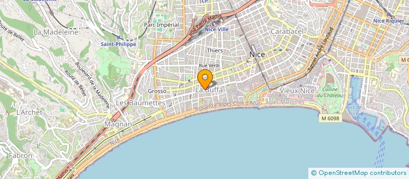 localisation de l'entreprise YANGTZE RIVIERA à NICE