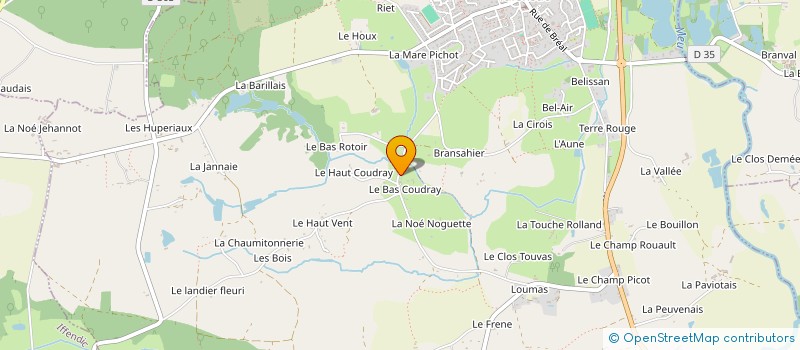 localisation de l'entreprise YANIC DISTRI  TALENSAC