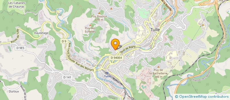 localisation de l'entreprise YANICO I  TULLE