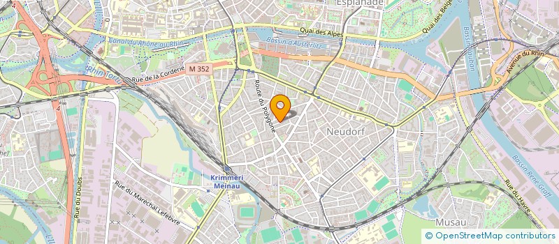 localisation de l'entreprise YANIK à STRASBOURG