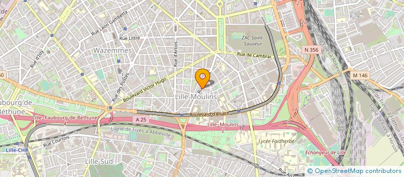 localisation de l'entreprise YANIL à LILLE
