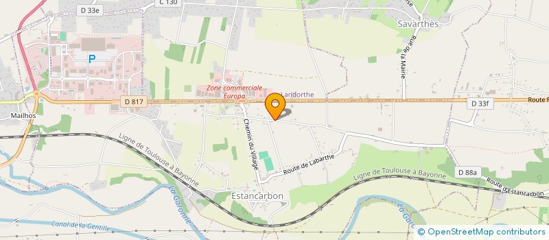 localisation de l'entreprise YANIMO  ESTANCARBON