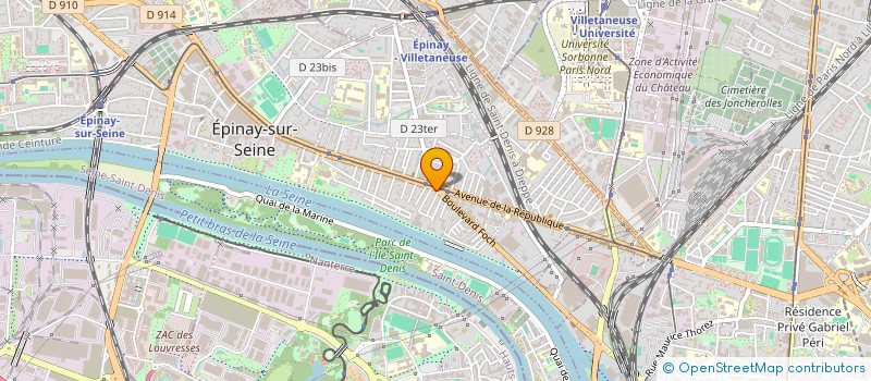 localisation de l'entreprise YANIPE à EPINAY-SUR-SEINE