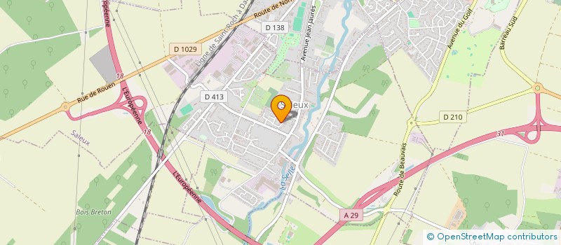 localisation de l'entreprise YANIS  SALEUX