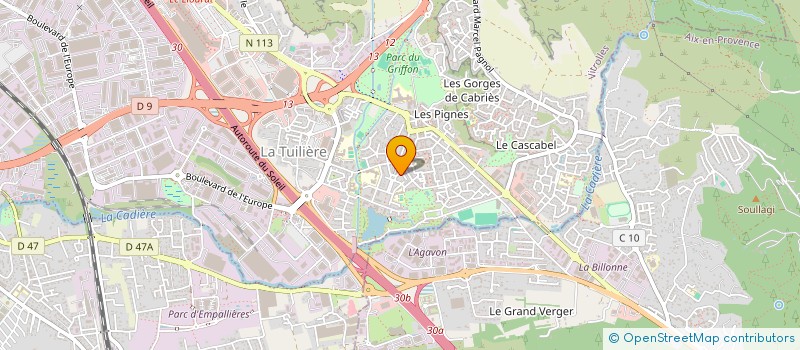 localisation de l'entreprise YANIS à VITROLLES