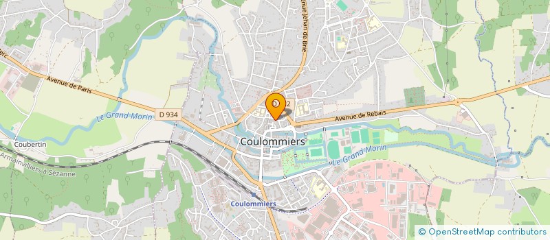 localisation de l'entreprise YANIS à COULOMMIERS