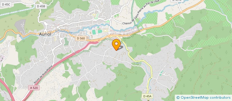 localisation de l'entreprise YANIS à AURIOL