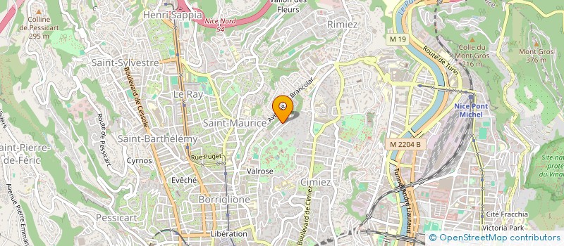 localisation de l'entreprise YANIS à NICE