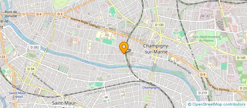 localisation de l'entreprise YANIS à CHAMPIGNY-SUR-MARNE