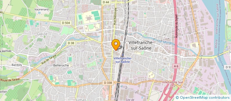 localisation de l'entreprise YANIS  VILLEFRANCHE-SUR-SAONE