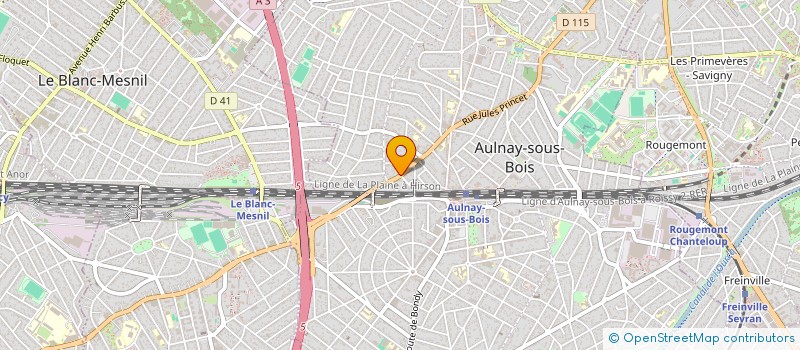 localisation de l'entreprise YANIS BAT  AULNAY-SOUS-BOIS
