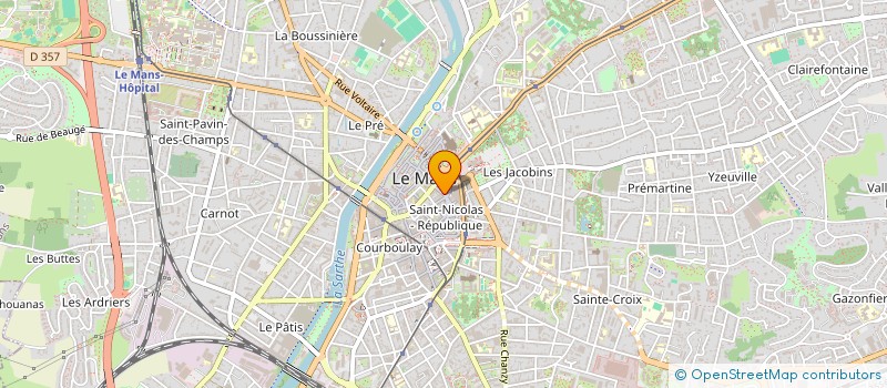 localisation de l'entreprise YANIS CLUB  LE MANS