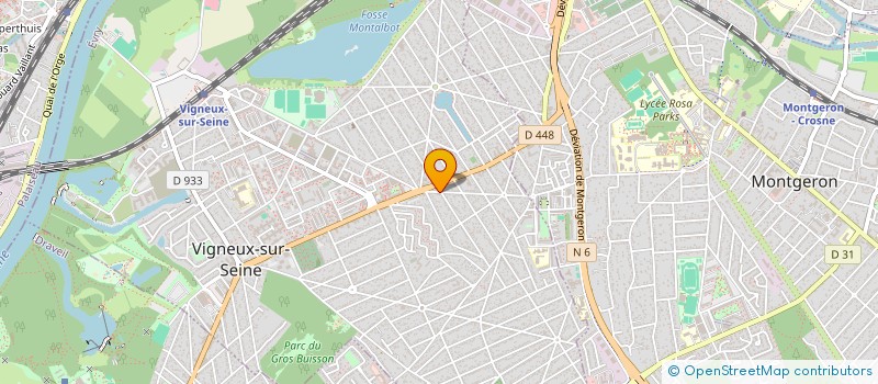 localisation de l'entreprise YANIS IMMOBILIER à VIGNEUX-SUR-SEINE