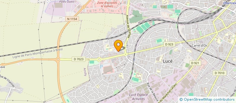 localisation de l'entreprise YANIS-MAISSA DRIVE à LUCE