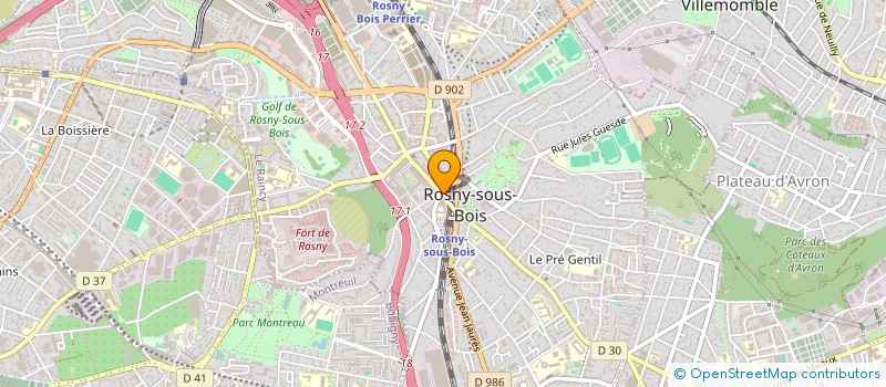 localisation de l'entreprise YANIS PHONE à ROSNY-SOUS-BOIS