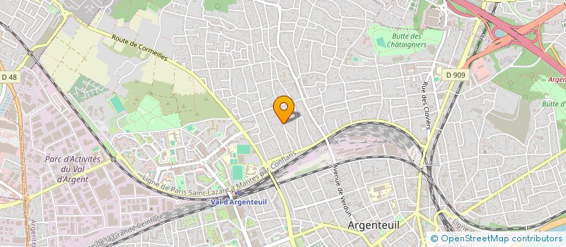 localisation de l'entreprise YANIS RECORDS à ARGENTEUIL