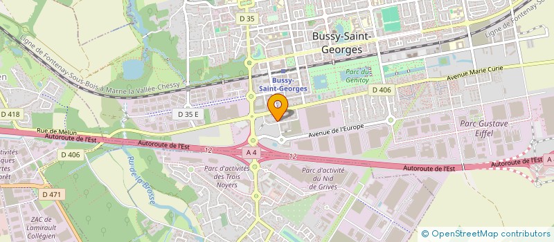 localisation de l'entreprise YANIS RENOVATION FACADE  BUSSY-SAINT-GEORGES