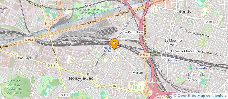 localisation de l'entreprise YANIS TAXI à NOISY-LE-SEC
