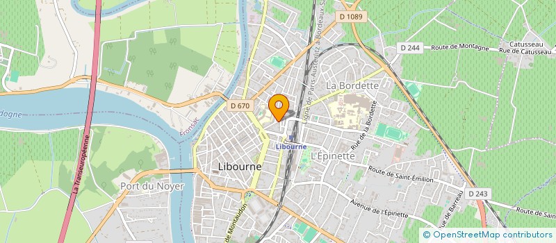 localisation de l'entreprise YANIS VITI SERVICES  LIBOURNE