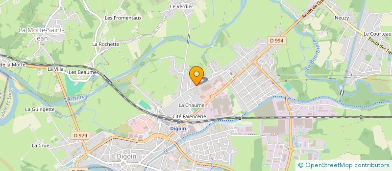 localisation de l'entreprise YANISKELYA  DIGOIN