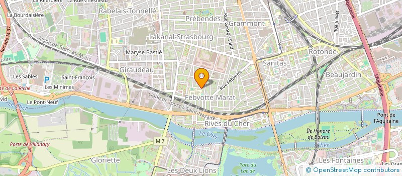 localisation de l'entreprise YANISS  TOURS