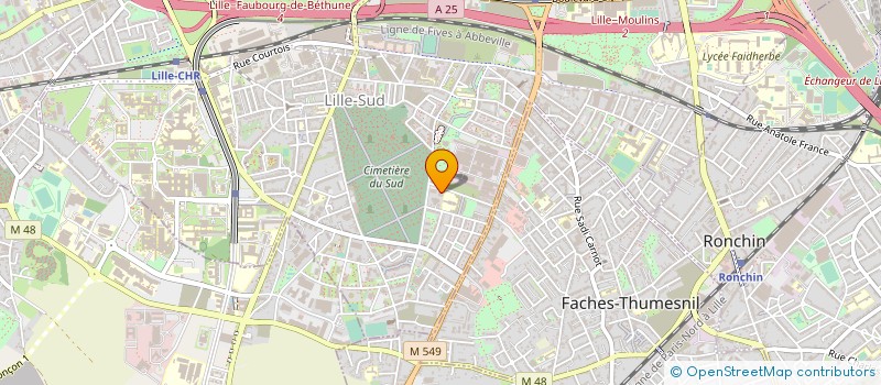 localisation de l'entreprise YANKA à LILLE