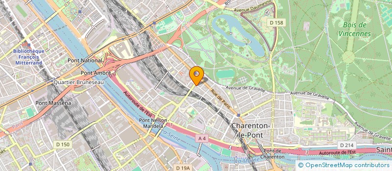 localisation de l'entreprise YANKEL ET MENDEL  CHARENTON-LE-PONT