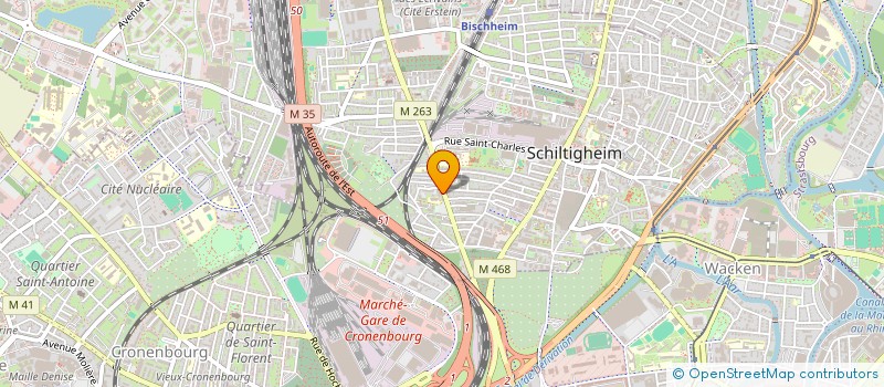 localisation de l'entreprise YANN ADNOT  SCHILTIGHEIM