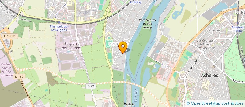 localisation de l'entreprise YANN ALLICHON TRIATHLON  ANDRESY